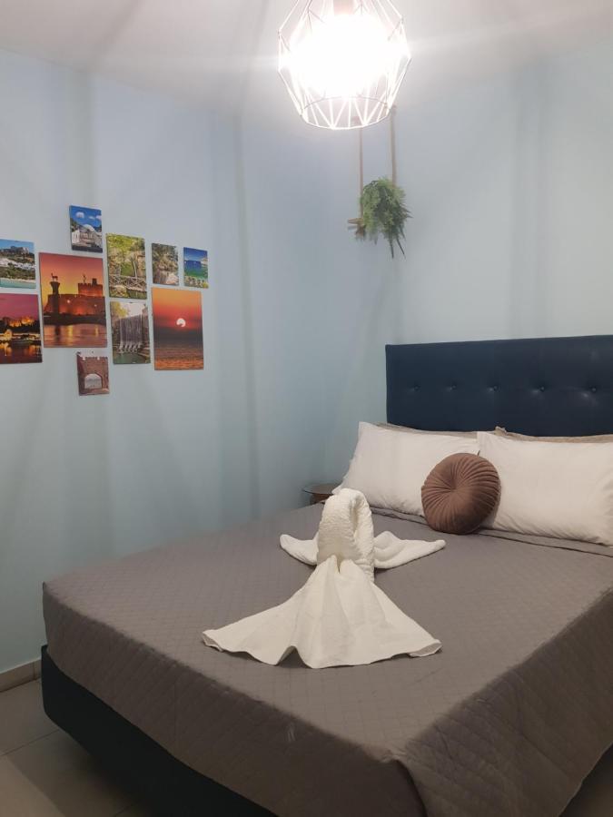 Galazia Thea Apartments Archangelos  Dış mekan fotoğraf